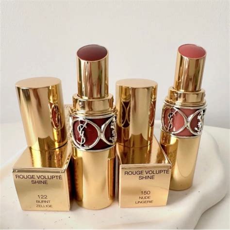 ysl volupte shine temptalit|YSL burnt zellige.